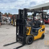 116-Cat P3000-LP 2450 lb Pneumatic Tire Forklift